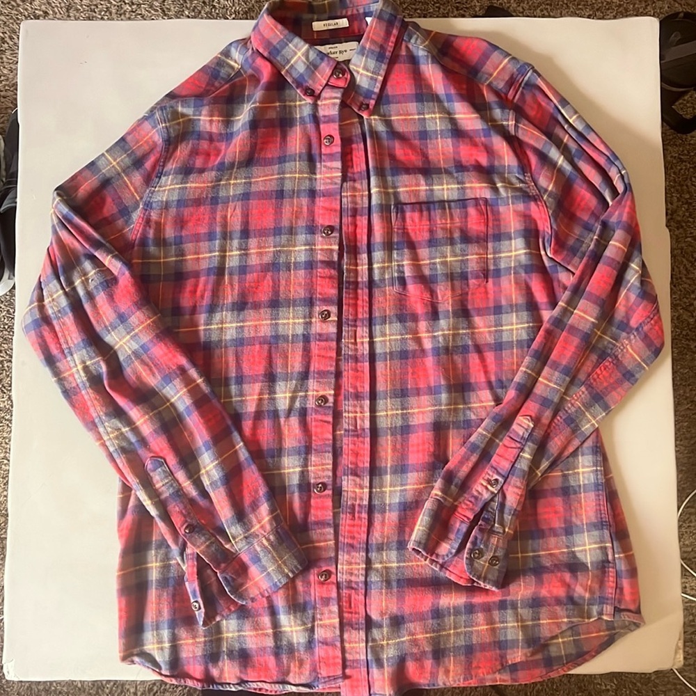 Hawker Rye Men’s Plaid Large Long Sleeve Shirt​